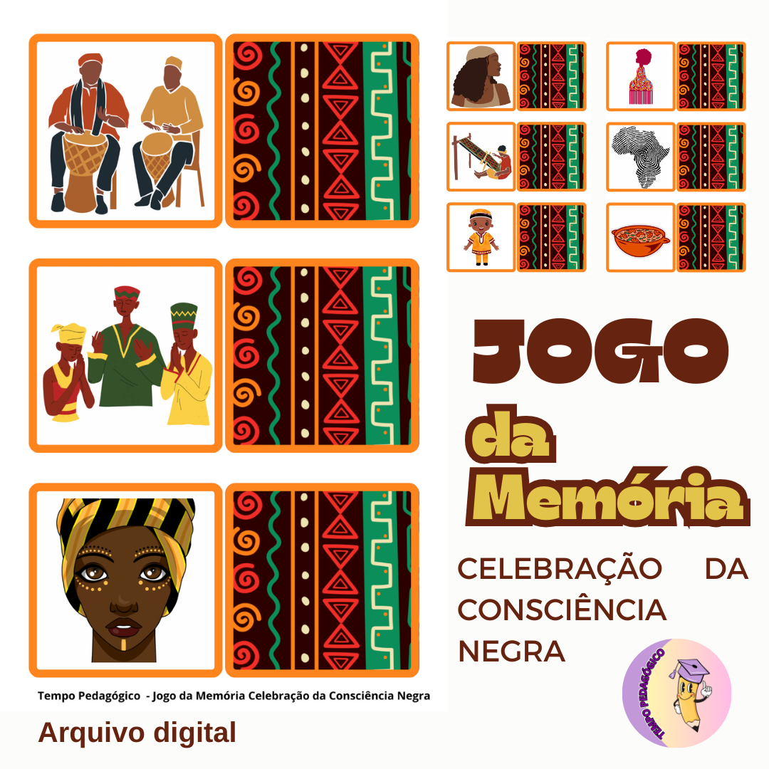 Recurso Pedagógico - Jogo da Memória Celebração da Consciência Negra