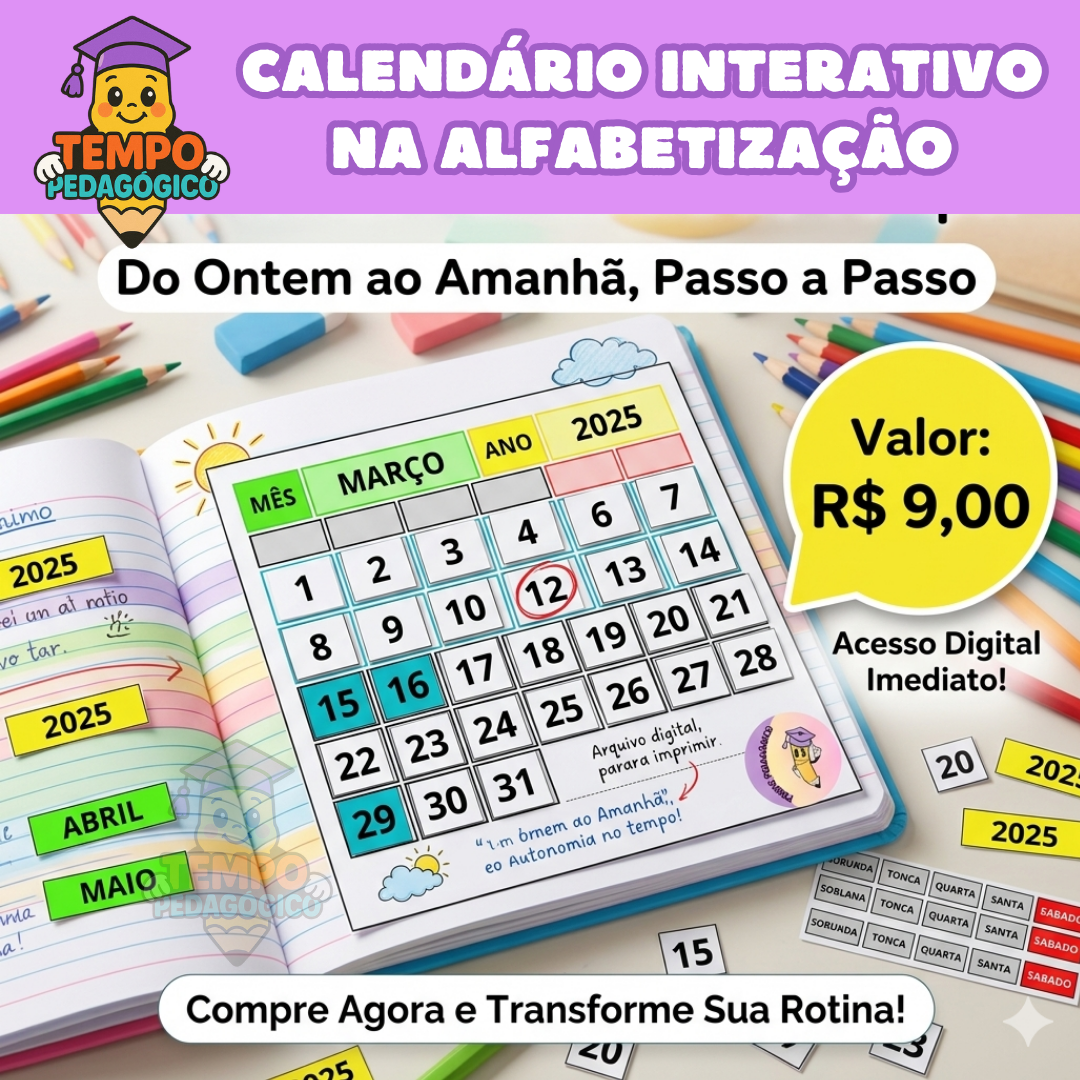 Calendário Interativo na Alfabetização