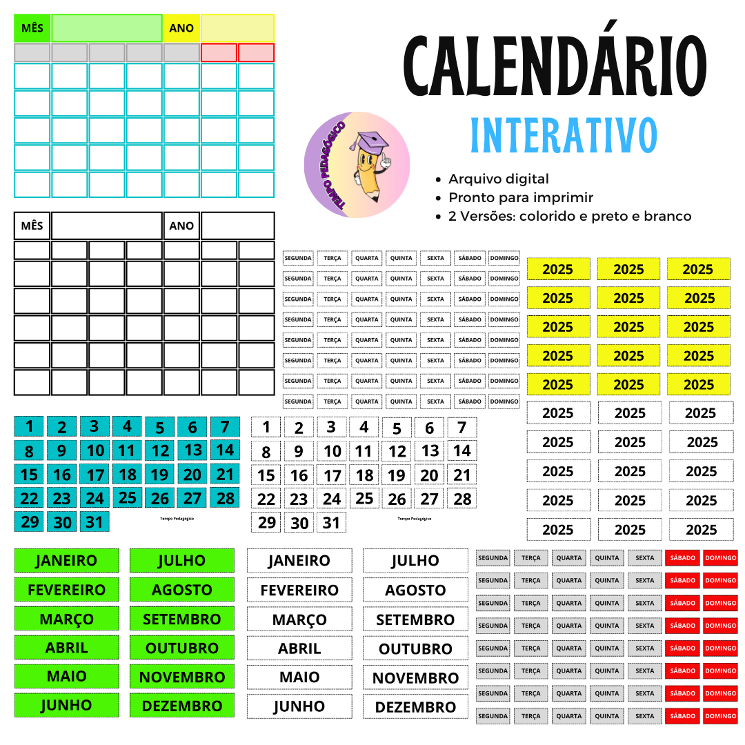 Calendário Interativo 2025