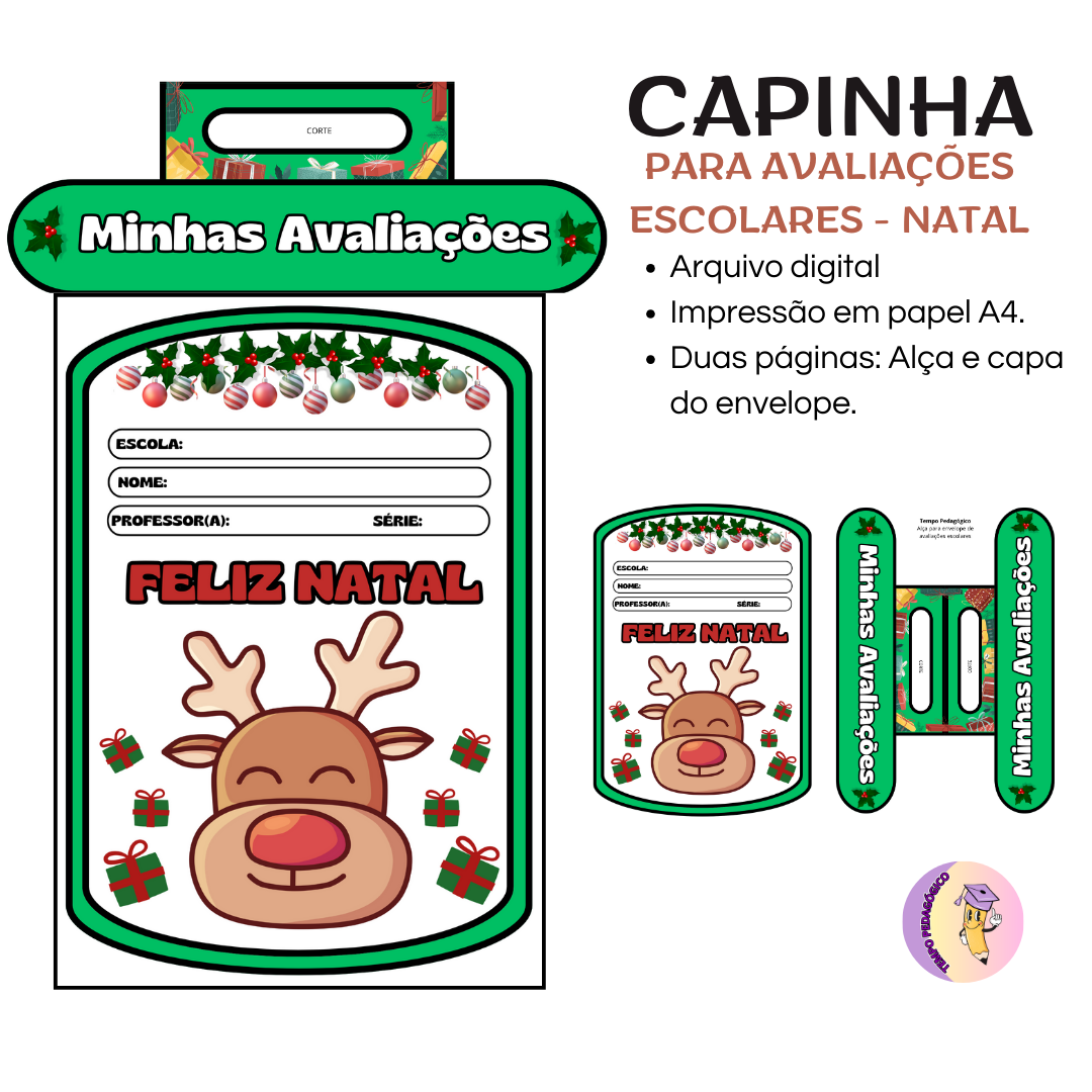 Capinha para avaliações escolares - Natal