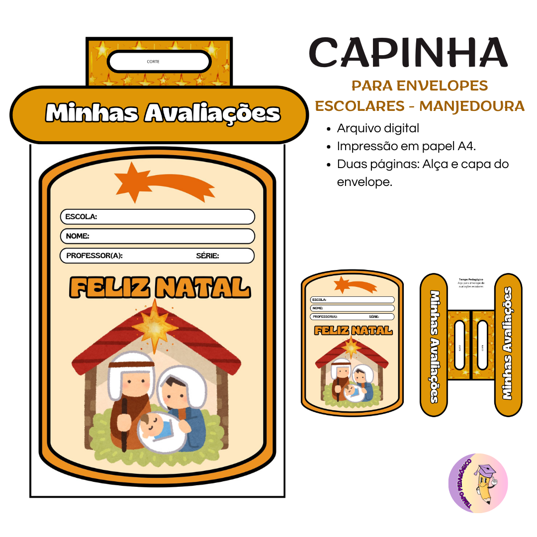 Capinha para Envelopes Escolares - Manjedoura