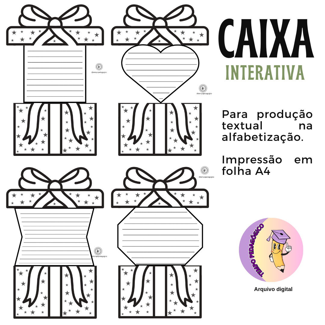 Caixa de Presente Interativa para Produção Textual