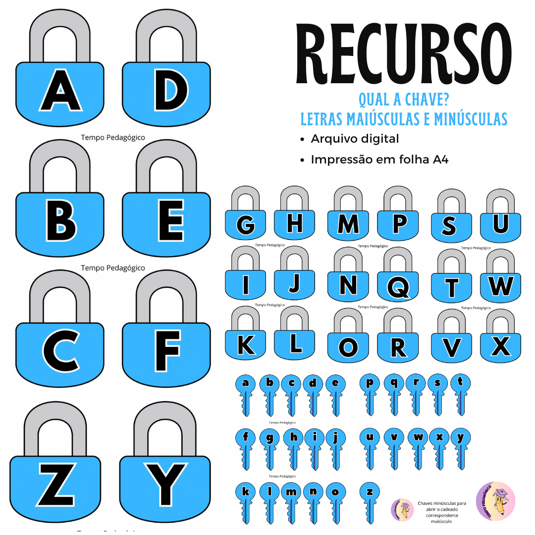 Qual a Chave? Letras maiúsculas e minúsculas.