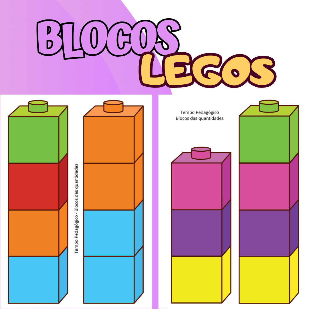 Blocos das quantidades - LEGOS