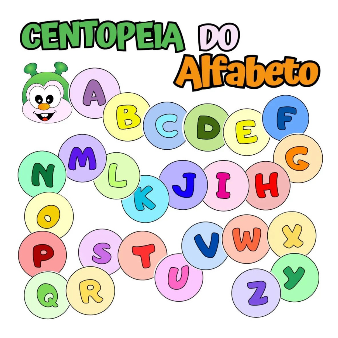Centopeia do Alfabeto - Decorando o Ambiente Alfabetizador