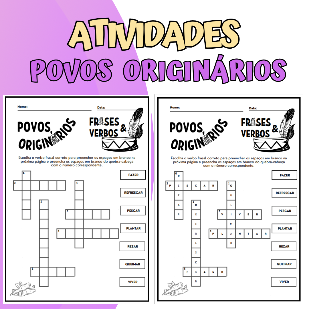 Atividades Povos Originários do Brasil