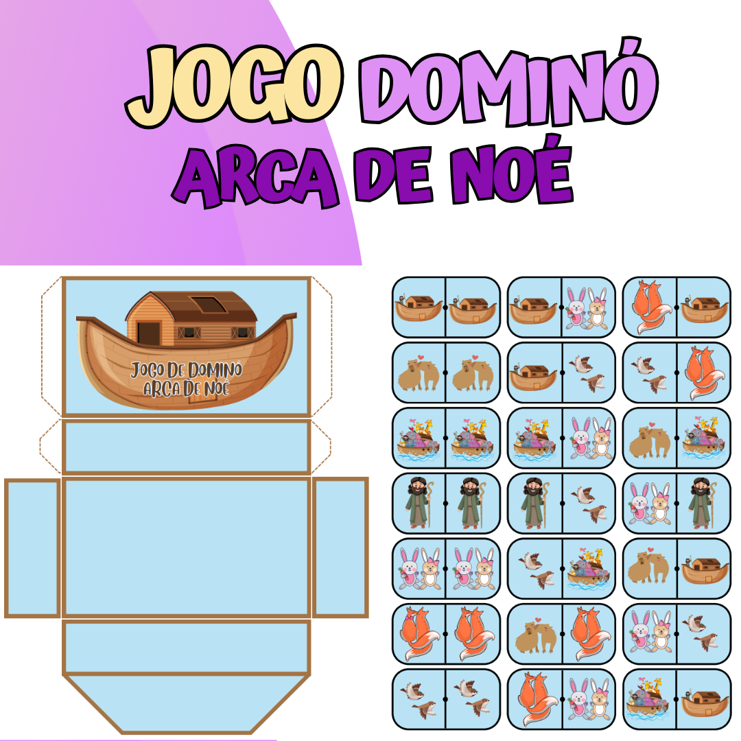 Jogo de Dominó - Arca de Noé