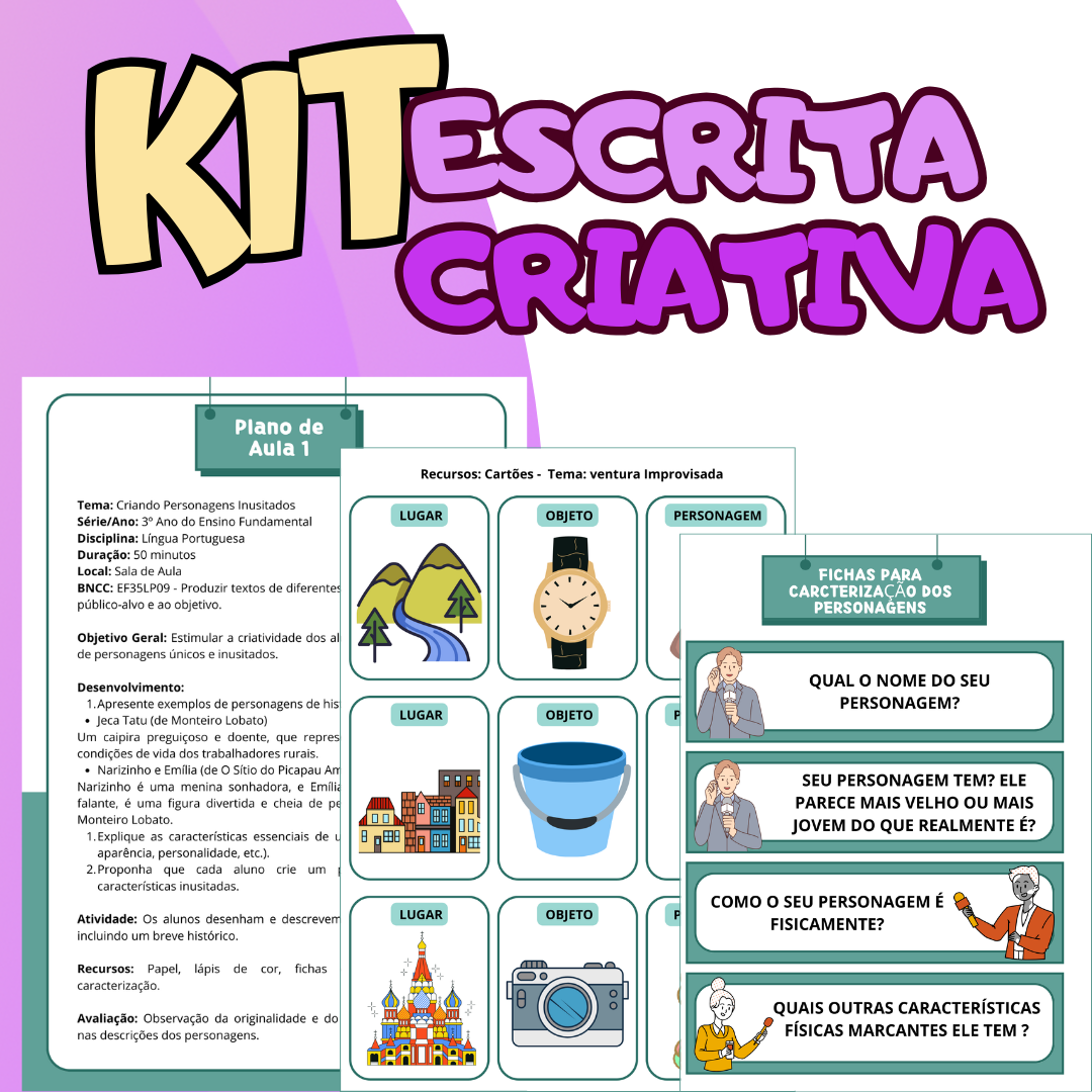 Kit Escrita Criativa