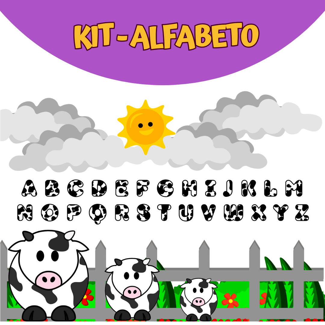 KIT Alfabeto Vaquinha
