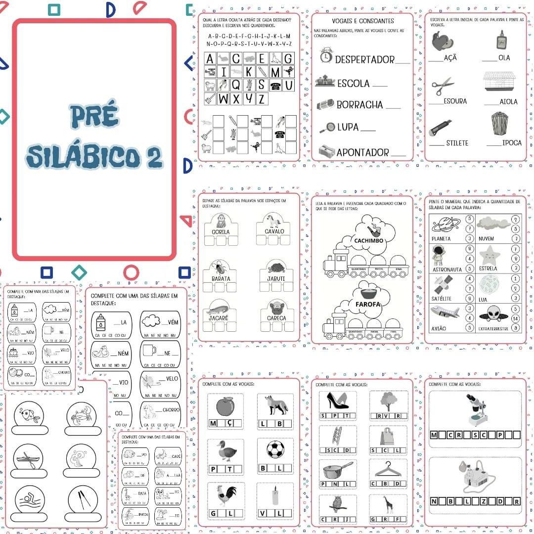 Alfabetização para Pré-silábico