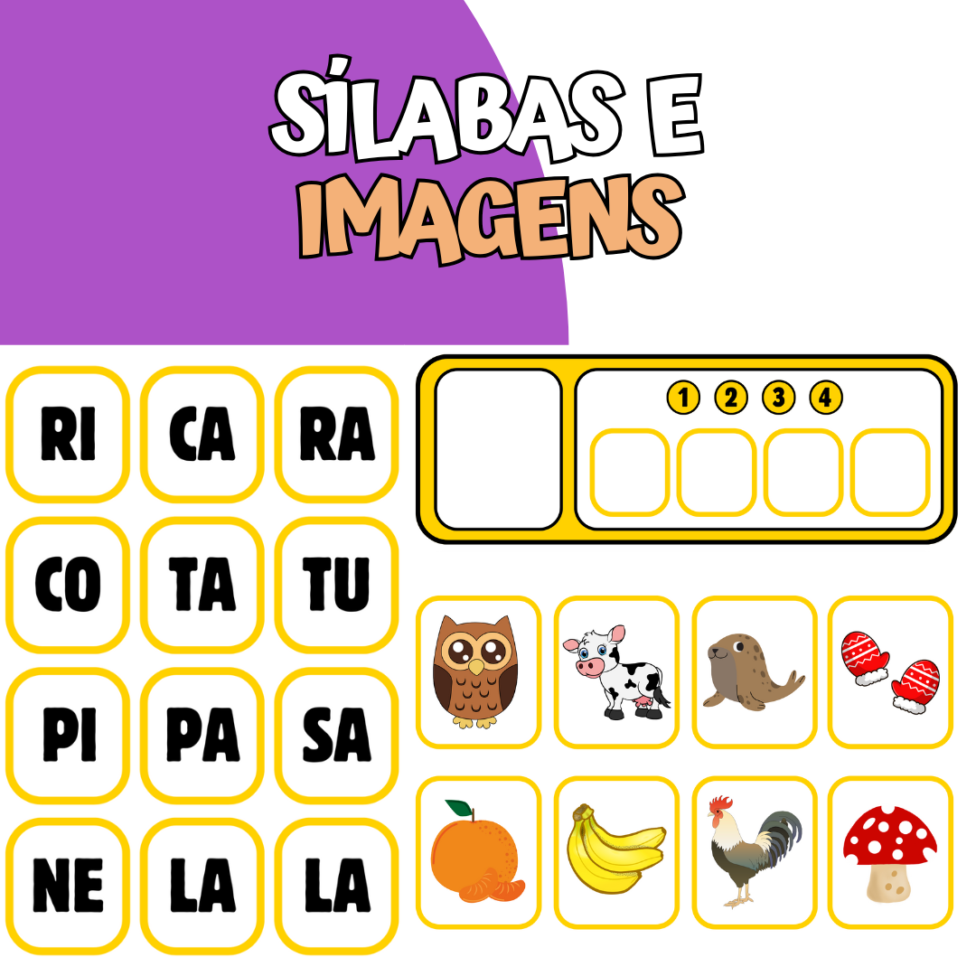 Forme Palavras: Imagens e Sílabas Simples