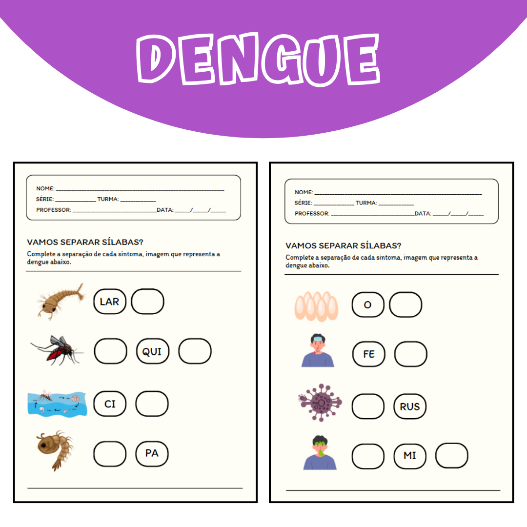 Atividade Separação de Sílabas