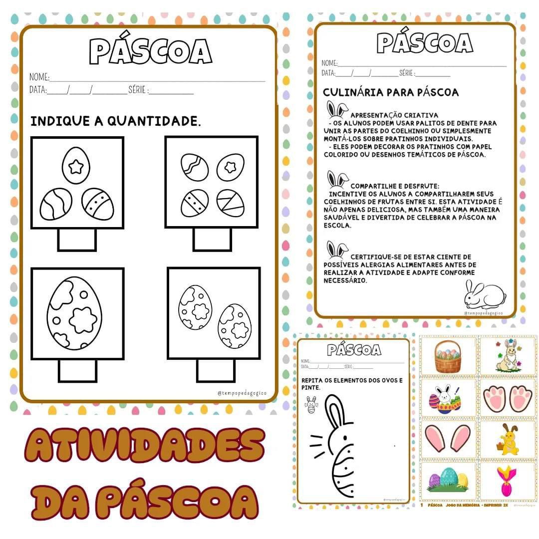 ATIVIDADES PARA PÁSCOA