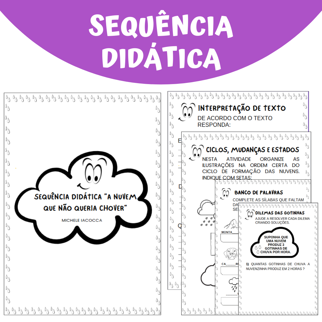 Sequência Didática – A Nuvem que Não Queria Chover - MICHELE IACOCCA