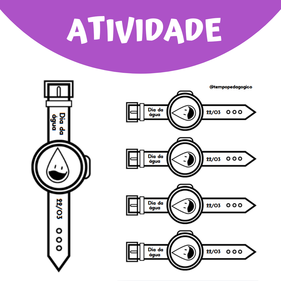 Relógio Dia da Água