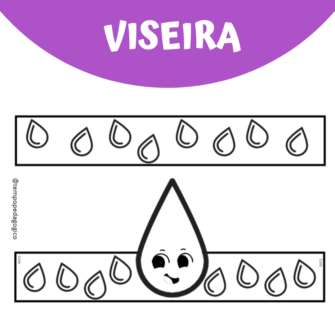 Viseira Gotinhas de Água