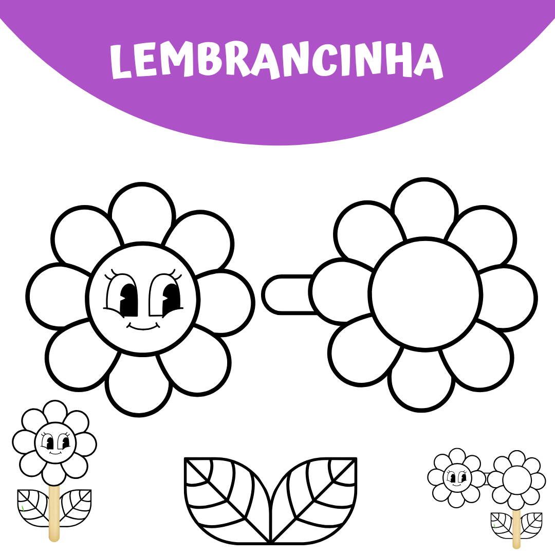 Cartão Margarida - Lembrancinha