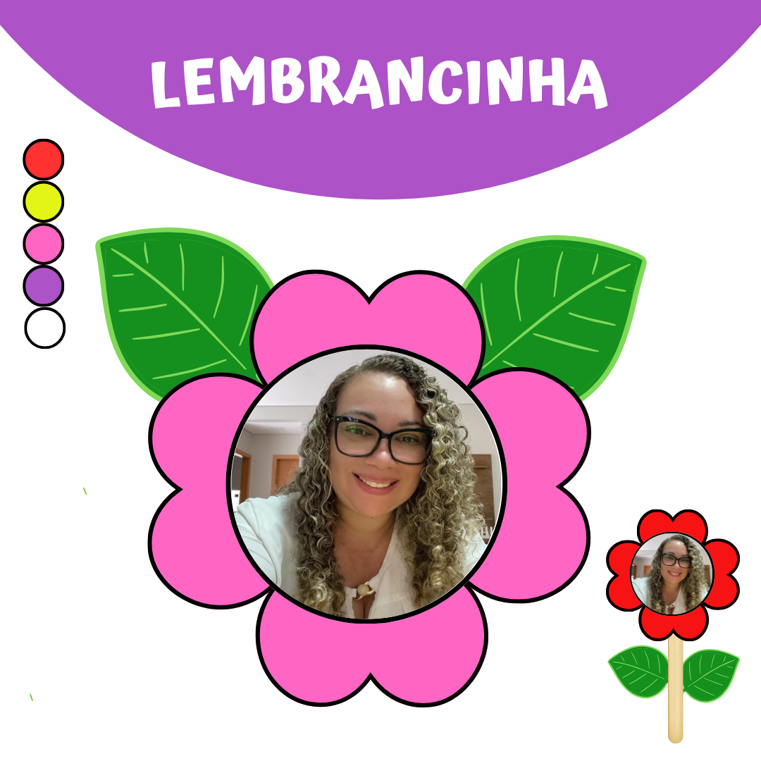 Moldura para Foto - Lembrancinha Flor