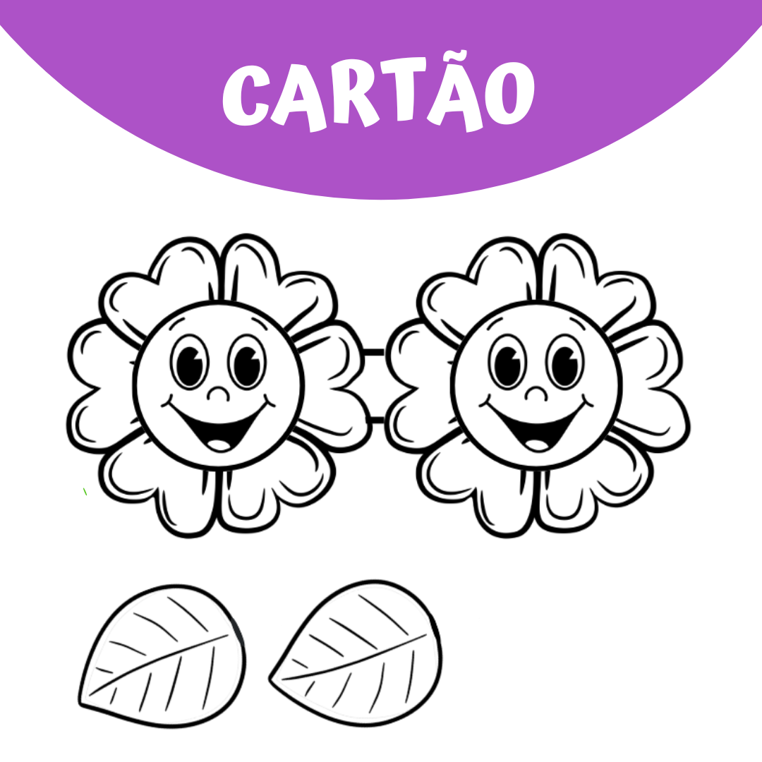 Cartão Rosa para homenagem