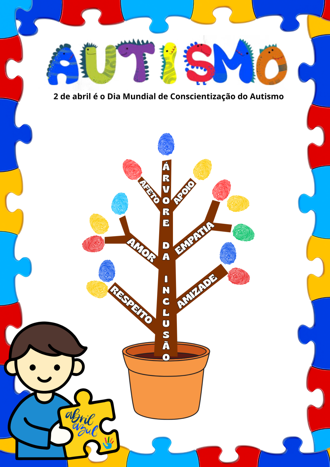 Árvore da Inclusão ao Autismo - Imagem 2