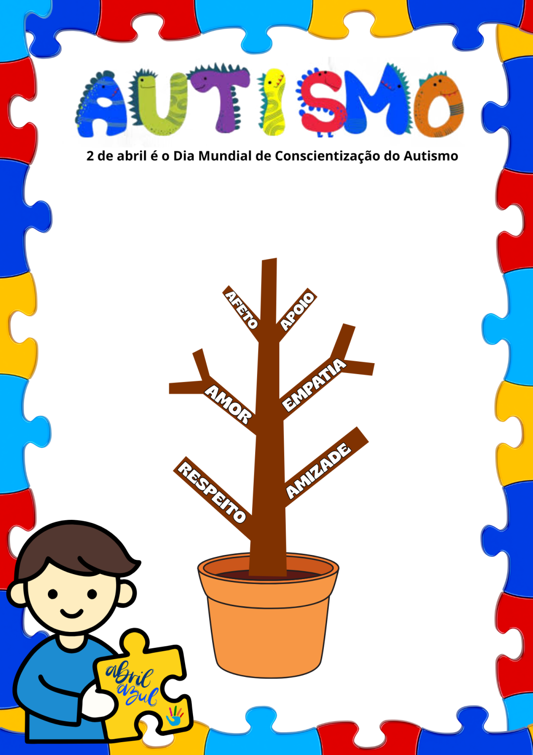 Árvore da Inclusão ao Autismo - Imagem 3