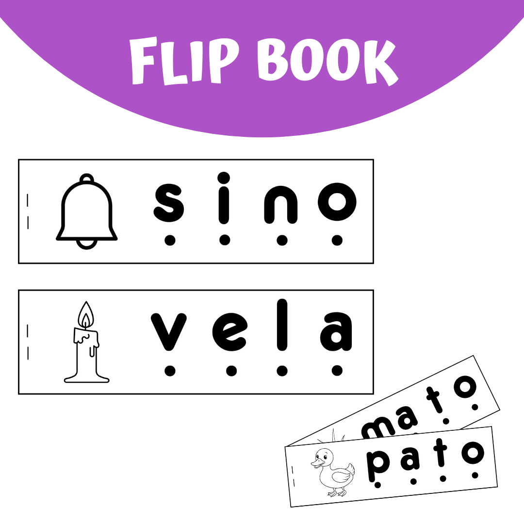 Flip Book CVC (68 palavras)