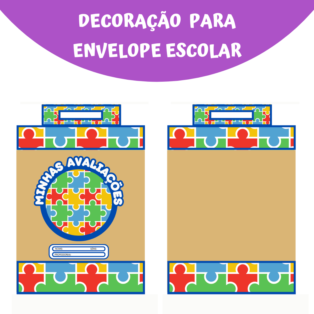 CAPINHA PARA ENVELOPE COM RODAPÉ
