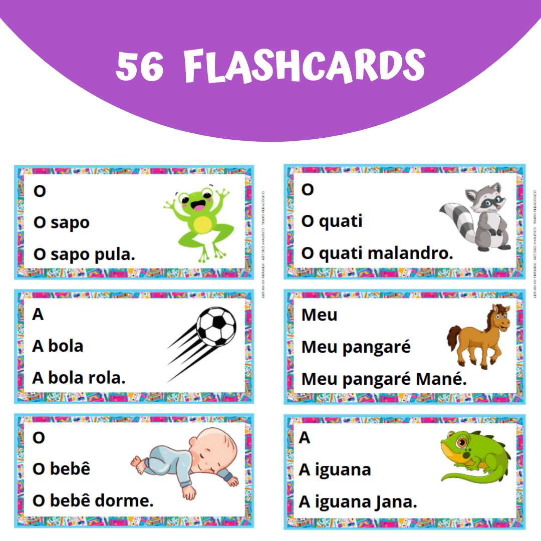 Leitura em Pirâmide - FRASES Curtas  e Simples