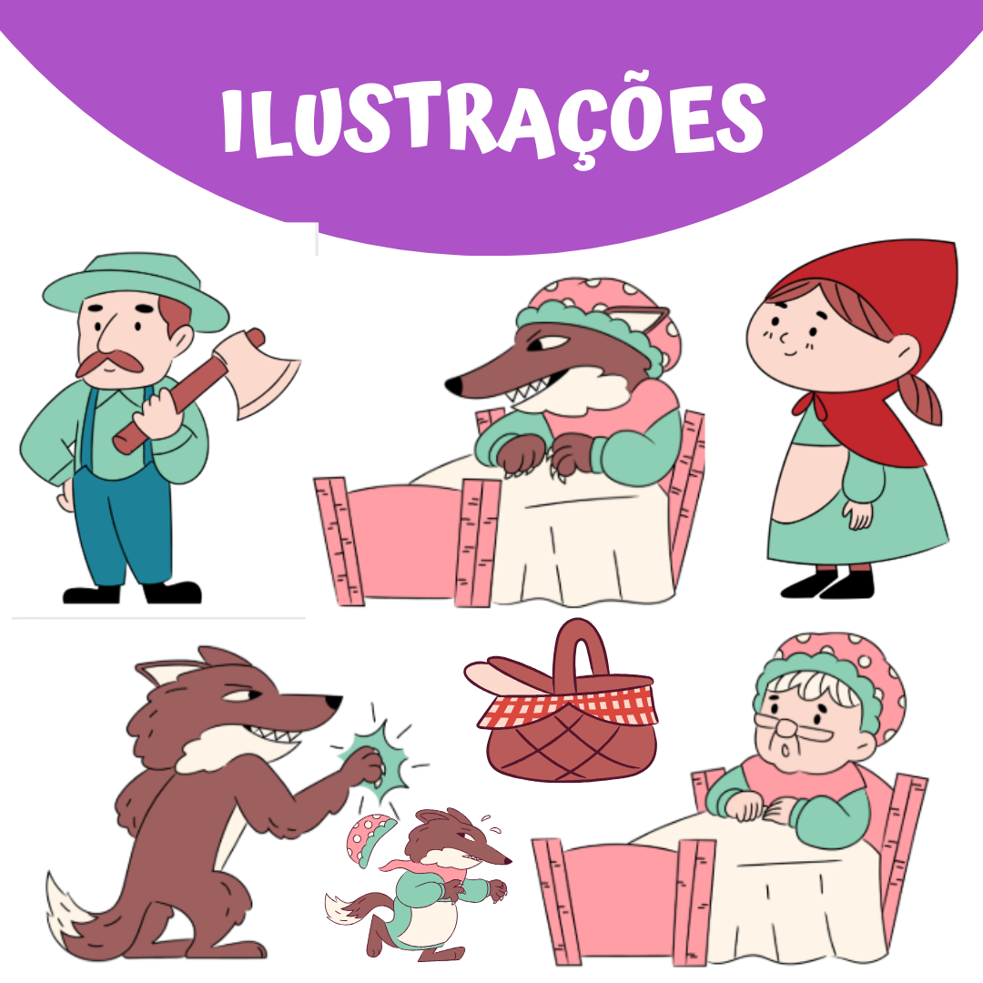 Ilustrações - Chapeuzinho Vermelho