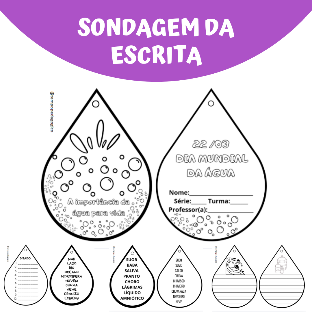 LIVRO GOTA- SONDAGEM DA ESCRITA
