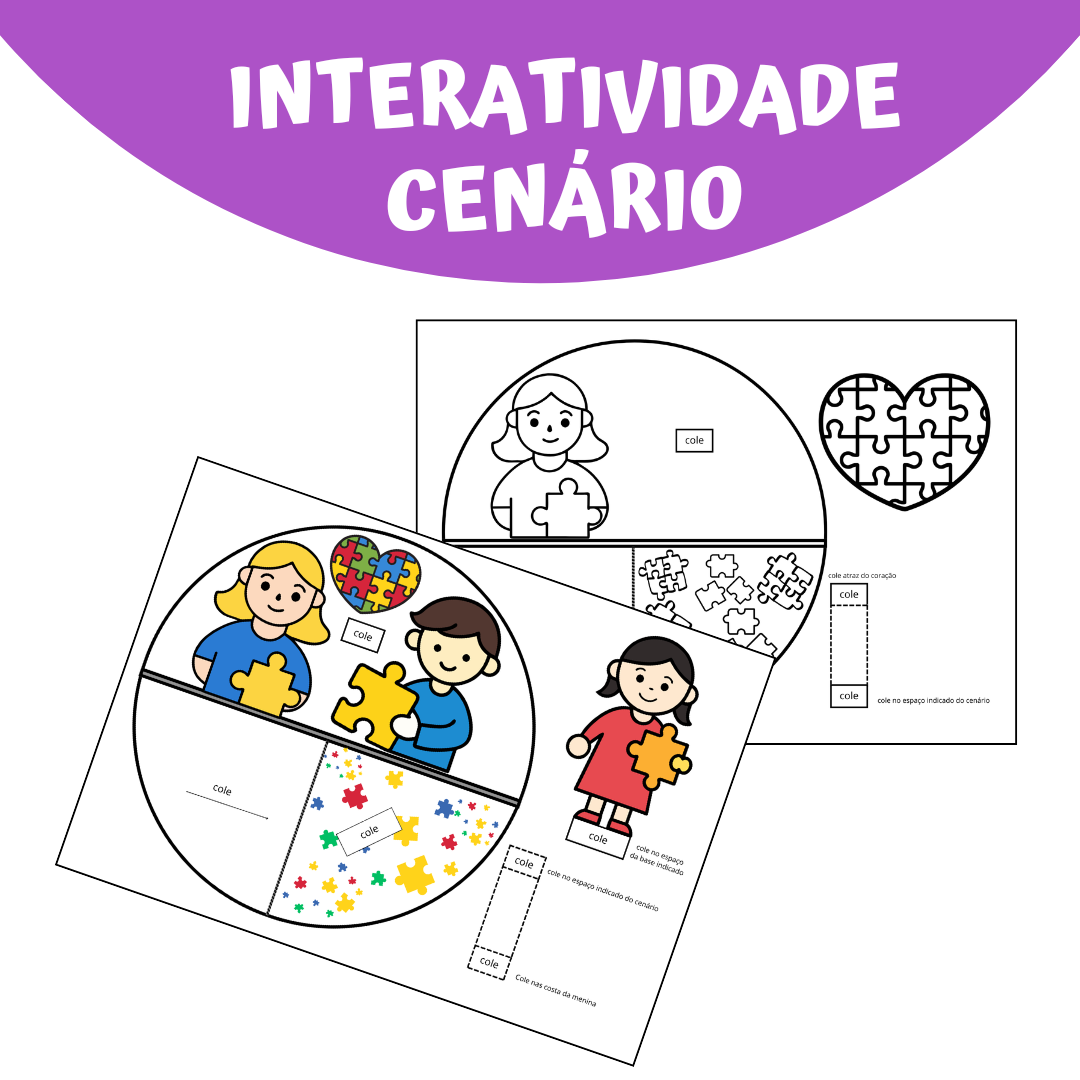 Cenário Interativo "Inclusão ao Autismo" – Dia 2 de Abril