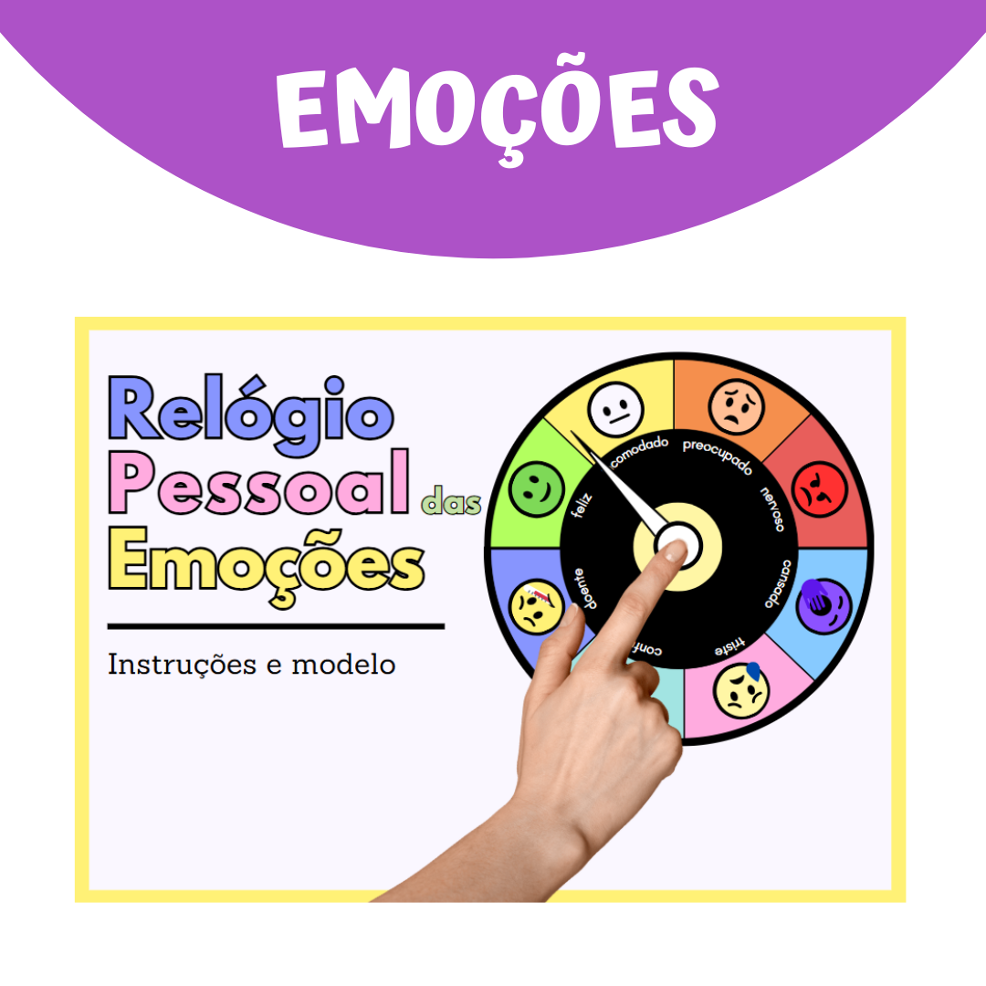 Relógio de mesa das Emoções para Estudantes