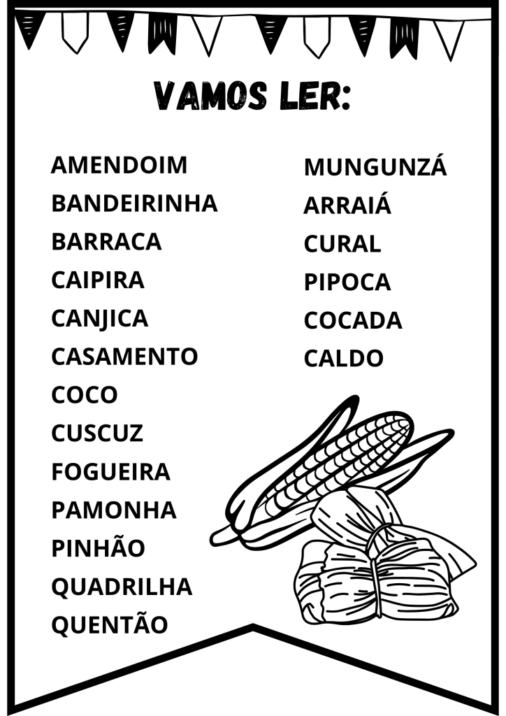 Sondagem e Escrita Temática Junina – Tempo Pedagógico