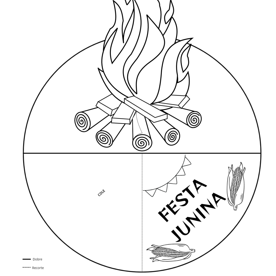 Cenário Fogueira - Festa Junina