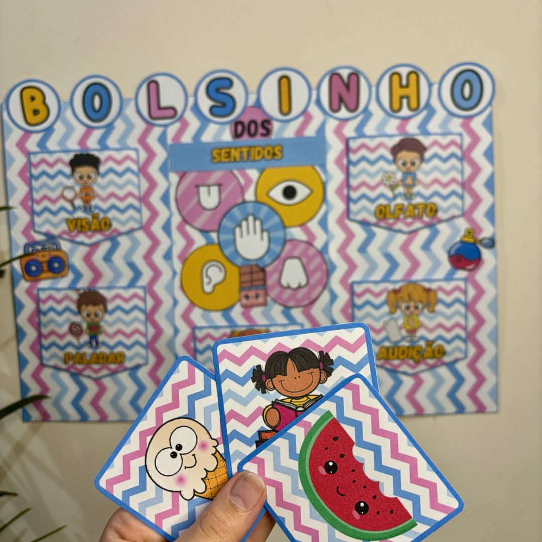 Painel Bolsinho dos 5 Sentidos