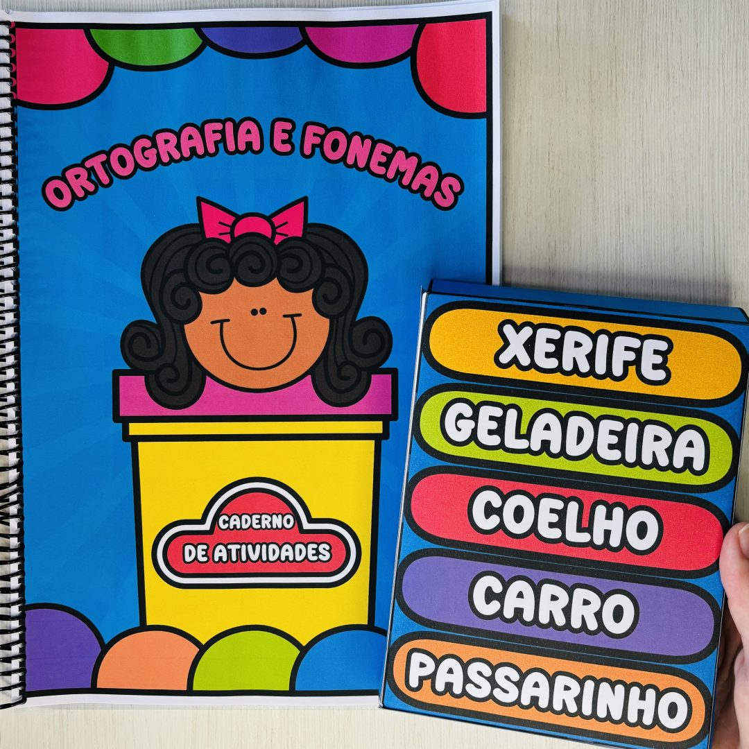 Jogo das Massinhas e o Caderno de Atividades Ortografia e Fonemas