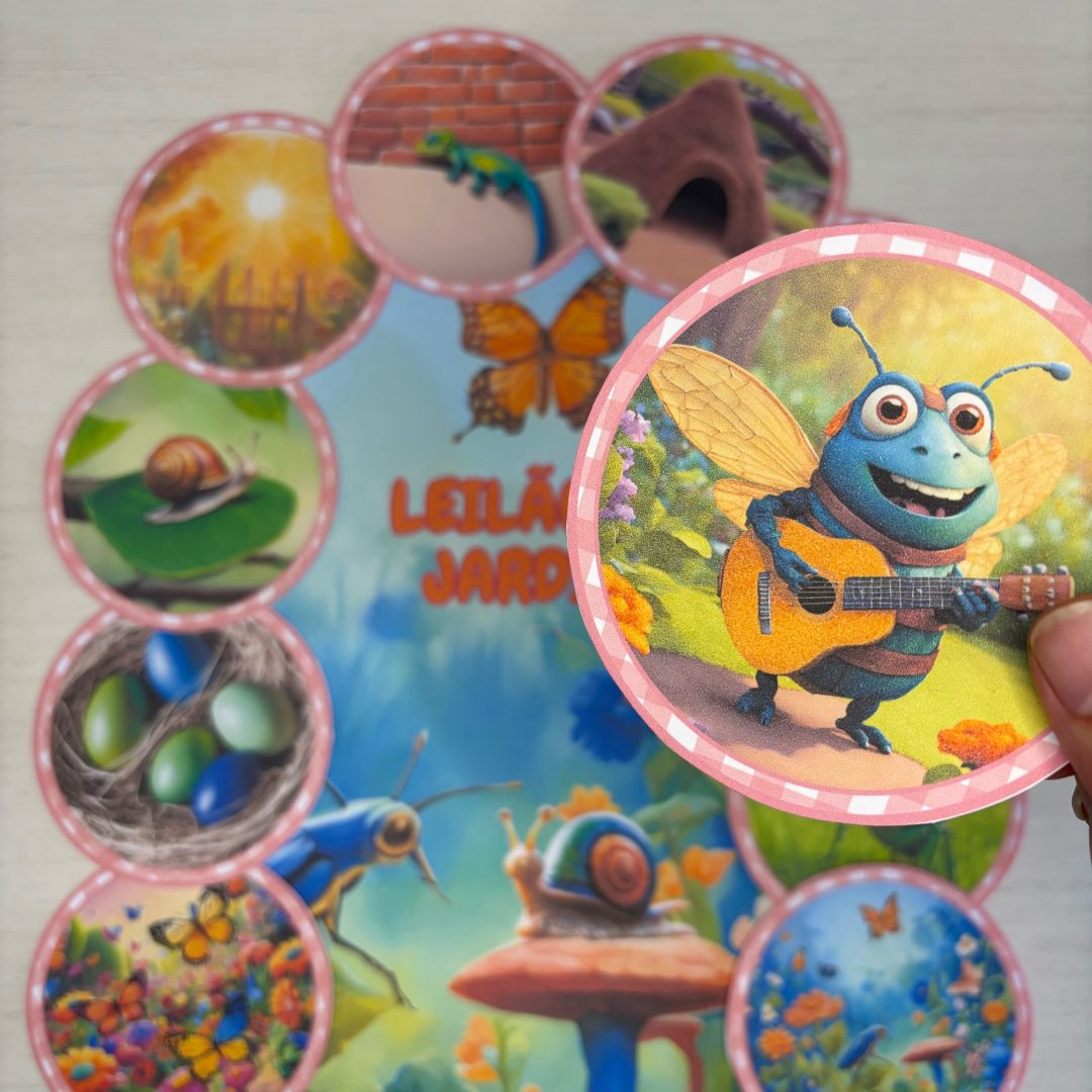 Luva de História: Leilão de Jardim