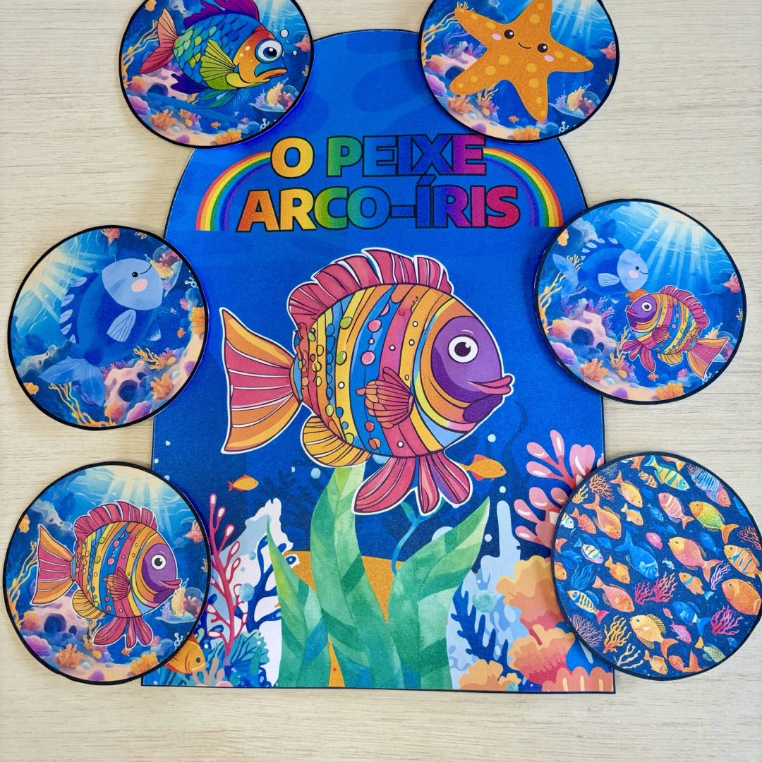 Luva de História – O Peixe Arco-Íris