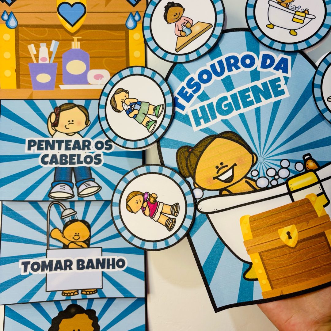 Kit Tesouro da Higiene - Recurso Pedagógico