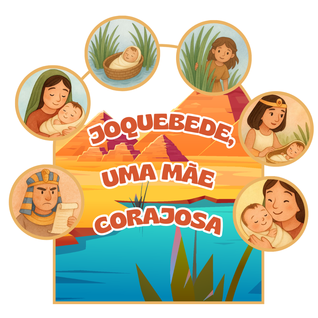 Joquebede, Uma Mãe Corajosa! Luva com História Bíblica