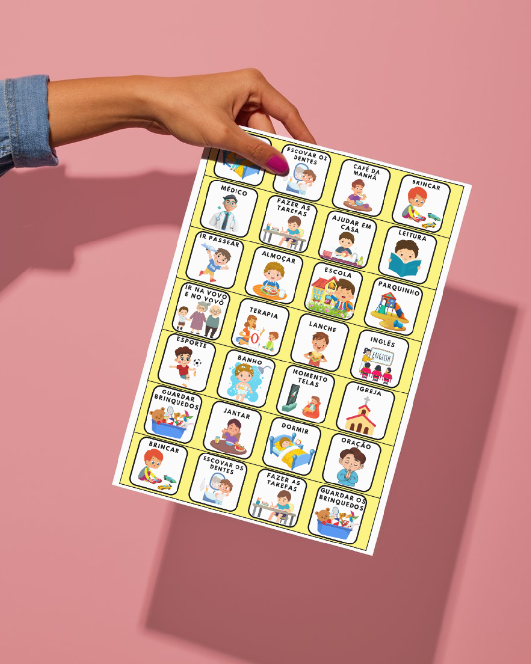 Recurso Plaquinhas de Rotina Personalizadas - Imagem 4