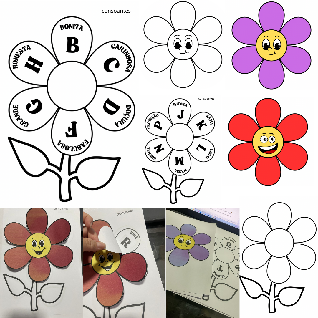 O Segredo das Pétalas – Atividade Lúdica e Interativa para Alfabetização