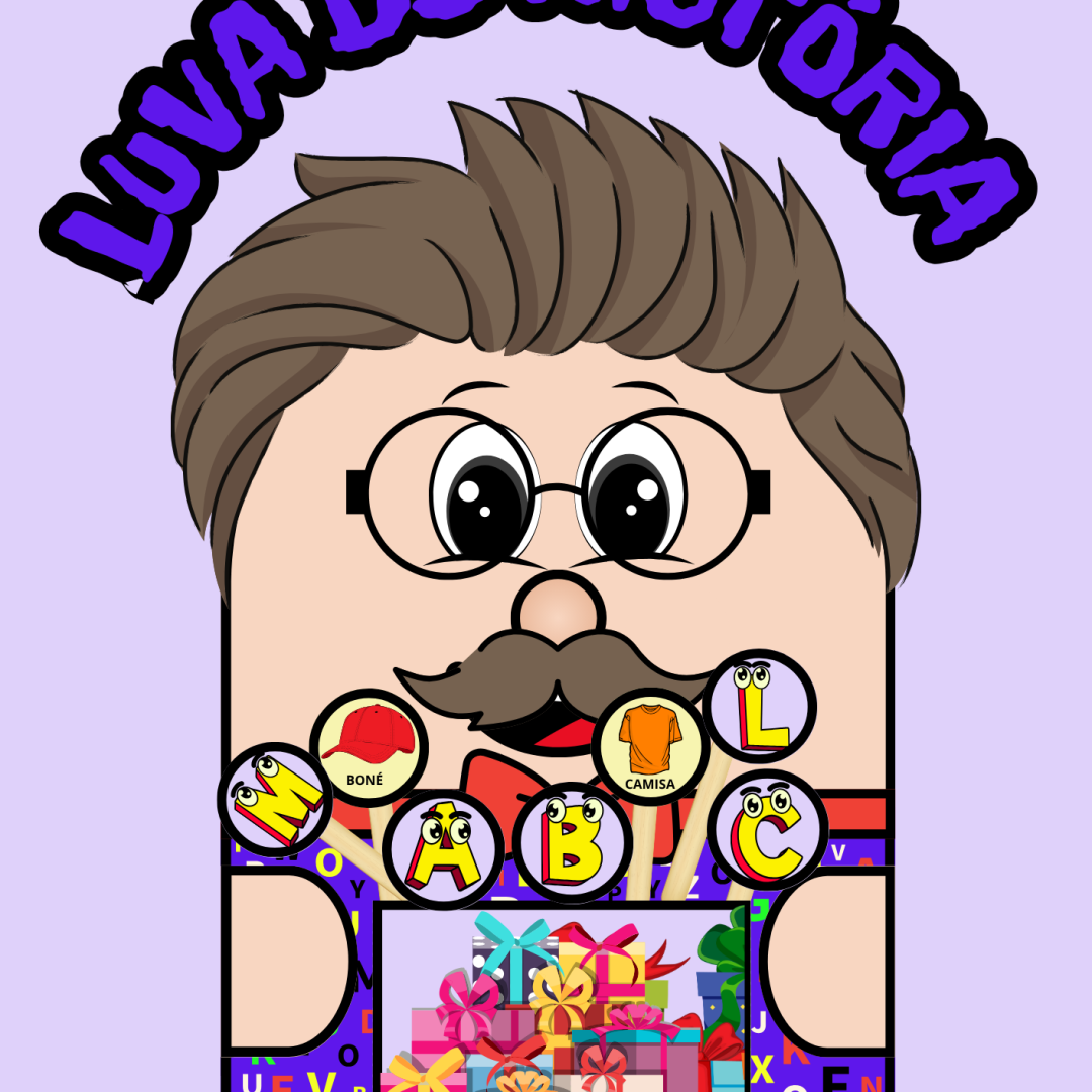 Luva de história - O Aniversário do seu alfabeto