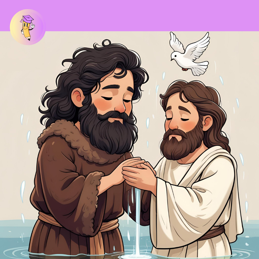 QUEBRA-CABEÇA GIGANTE - JOÃO BATISTA BATIZANDO JESUS