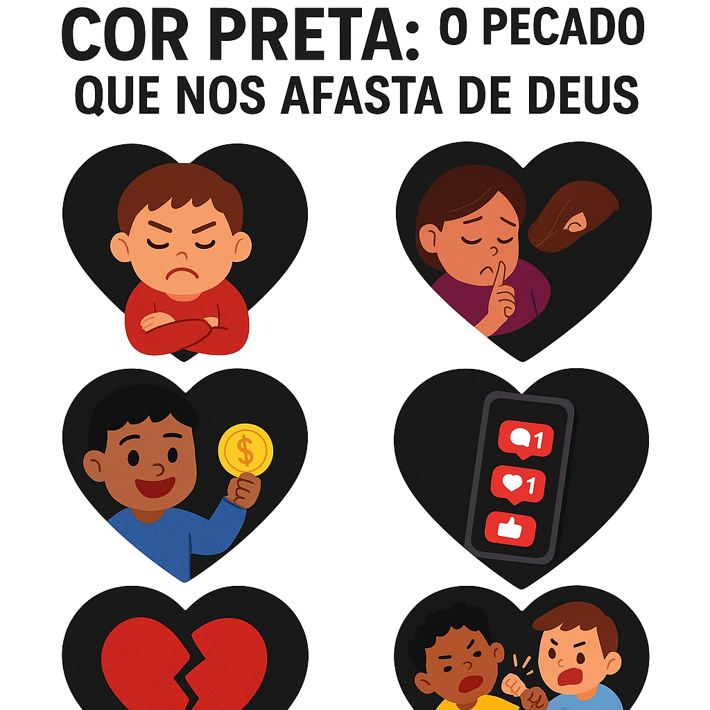 Plano da Salvação – CORAÇÃO Cor Preta: Crescimento na Vida Cristã