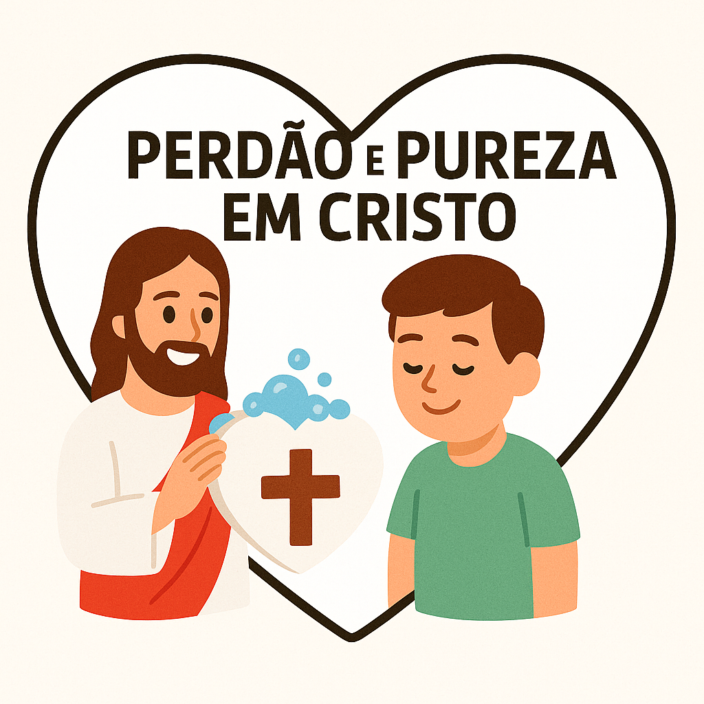 Plano da Salvação – CORAÇÃO Cor Branca: O Perdão e a Pureza em Cristo