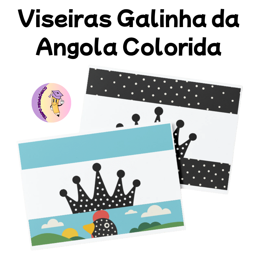 Viseiras Galinha da Angola Coloridas
