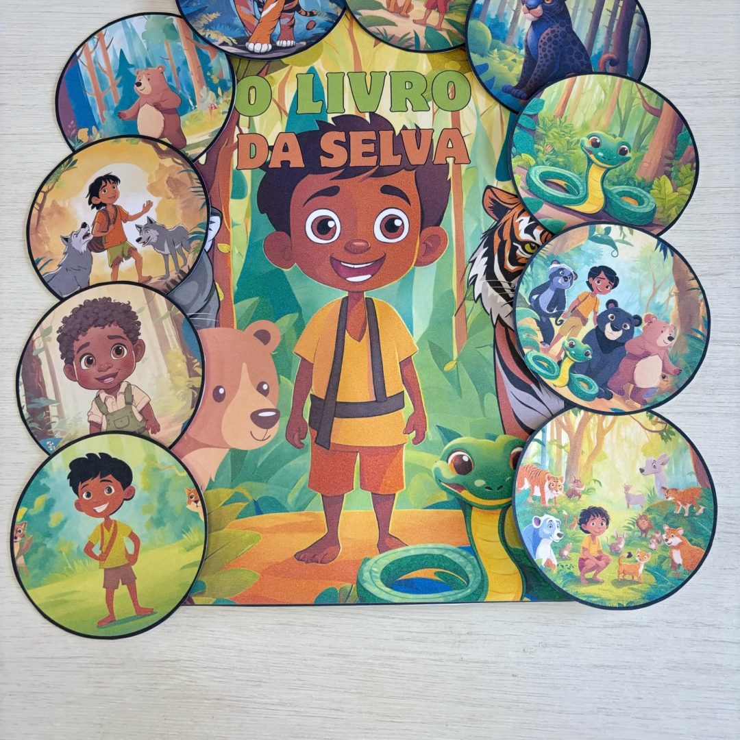 Luva de História o Livro da Selva