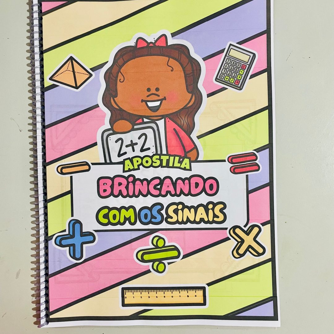 Brincando com os Sinais - Apostila incrível conta com 50 páginas de atividades lúdicas
