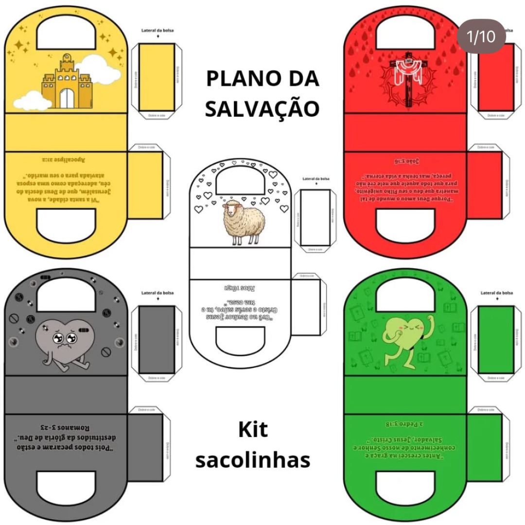 Kit Sacolinhas – Plano da Salvação